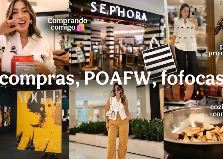 COMPRINHAS, FASHION WEEK, PROVADOR, SEPHORA, FOFOCAS e ROTINA | Weekly Vlog por Cacá Anjos 🎀🛍️✨