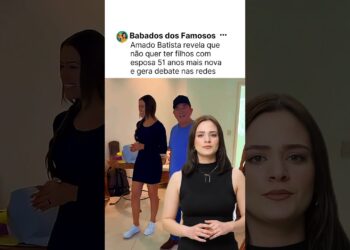 Amado Batista revela que não quer ter filhos com esposa 51 anos mais nova e gera debate nas redes