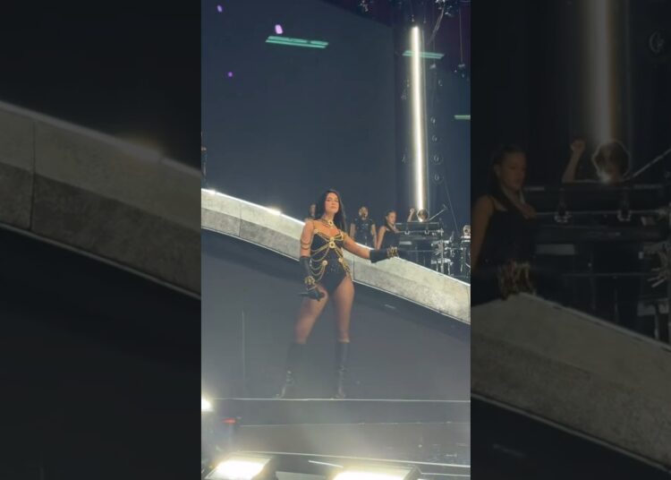 Our idol Dualipa😩❤️💟|During Radical Optimism tour🇳🇿 2025 #dualipatour #dance #dualipaquuen #dualipa