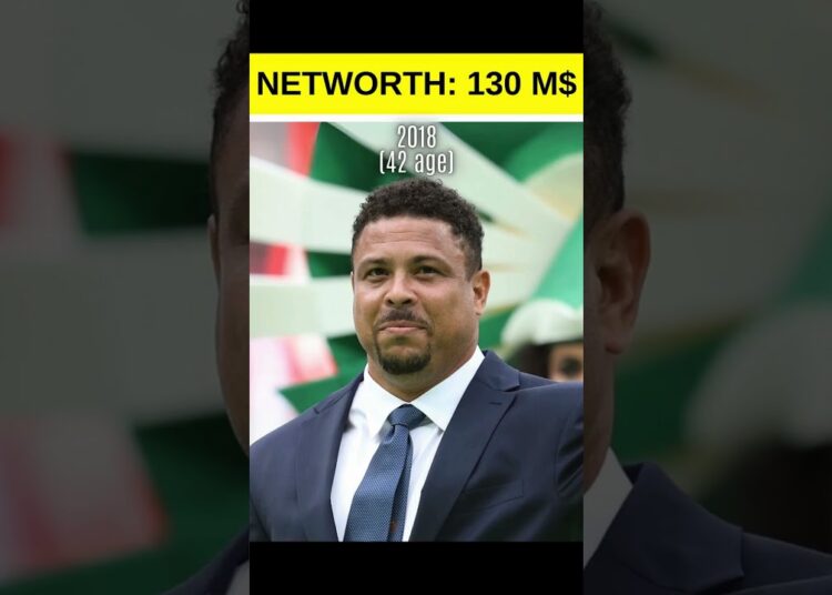 Brazil Ronaldo’s net worth over time!