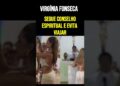 Virginia Fonseca segue conselho espiritual e visita igreja