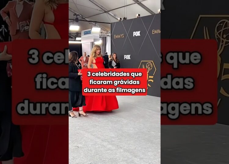 3 celebridades que ficaram grávidas durante as filmagens.