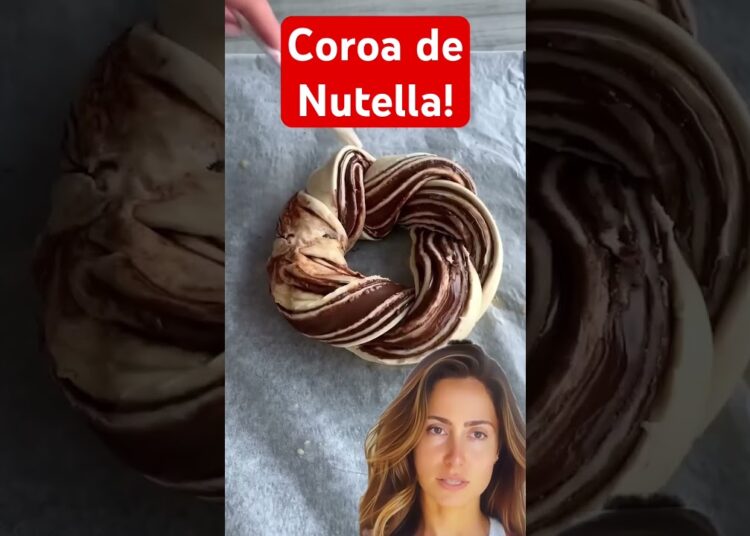 Doce com Nutella em Formato de COROA? Isso é Realeza em Forma de Sabor! 👑