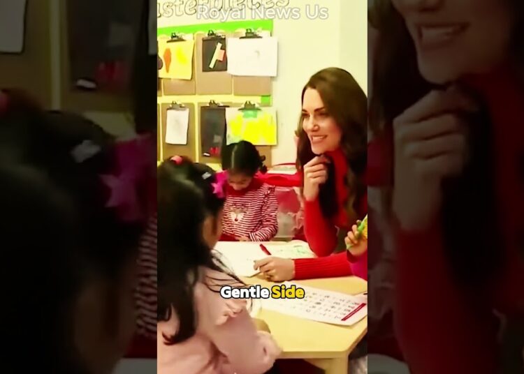 Kate Middleton’s Motherly Touch! A Special Moment That Warms Hearts! #royalnews #katemiddleton #kate