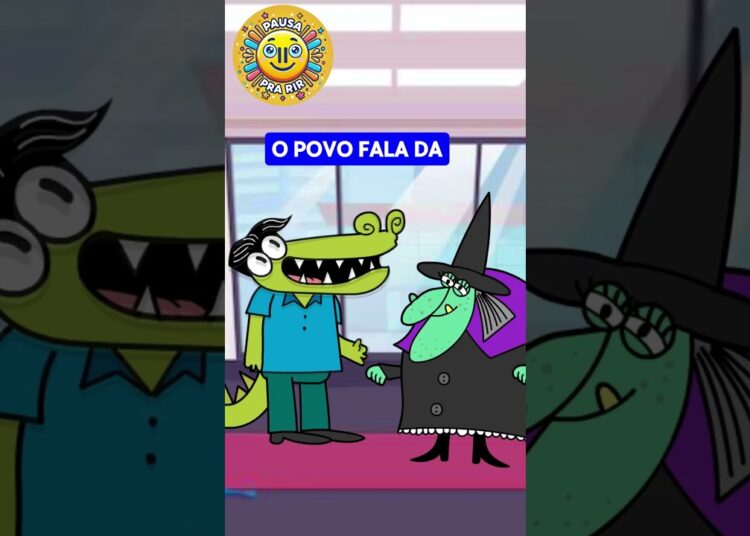 Quando a fofoca vem, mas o PIX não! 🐊🧙♀️📭 #shorts #humor #animation #memes