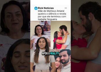 Mãe de Matteus Amaral quebra o silêncio e revela por que ele terminou com Isabelle Nogueira #BBB