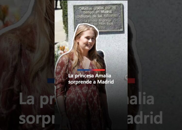 La princesa Amalia de Holanda sorprende hablando español en Madrid #PrincesaAmalia #Realeza #Madrid