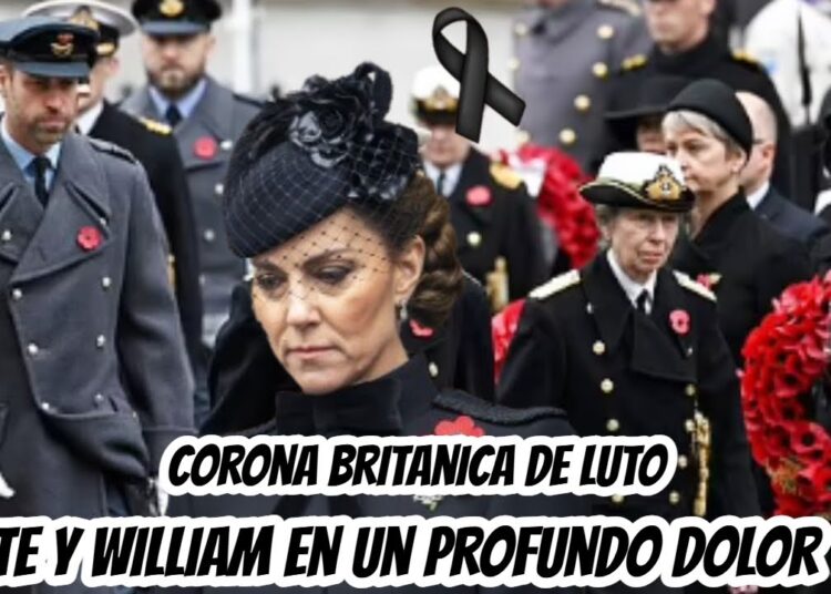 LA CORONA BRITÁNICA DE LUTO! KATE MIDDLETON y El PRÍNCIPE WILLIAM En UN PROFUNDO DOLOR!
