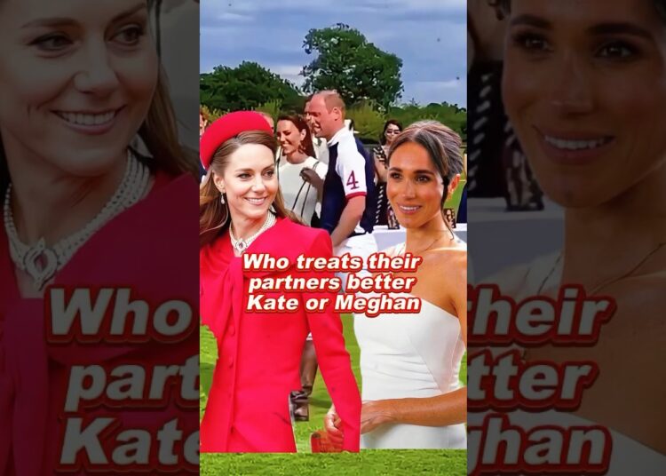 Who treats their partners better Kate or Meghan #Meghan #Kate #royal