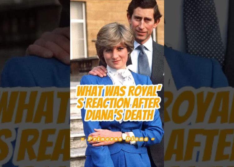 What Was the Royal Family’s Reaction After Princess Diana’s Death? #celebrity #royal