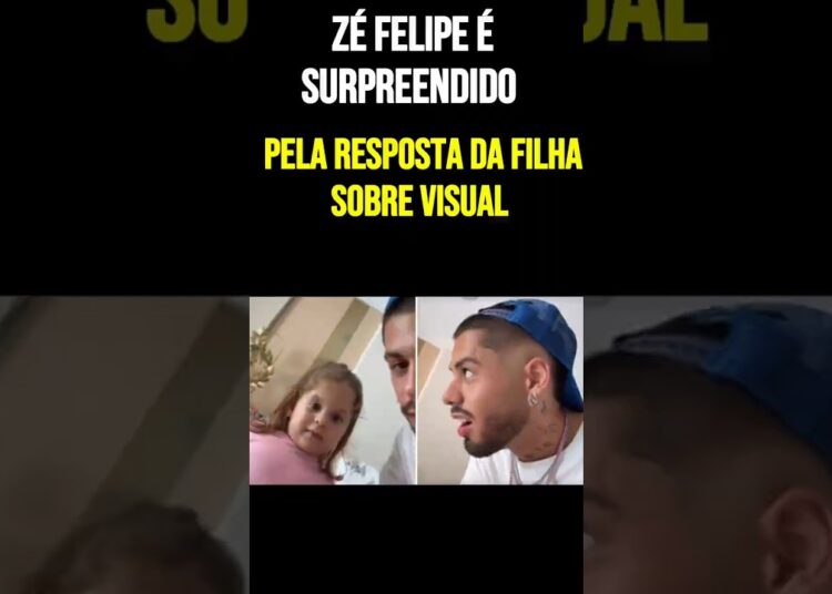Zé Felipe é Surpreendido pela Resposta da Filha sobre Visual