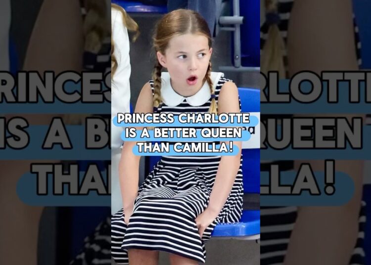Princess charlotte is a better queen than Camilla!#shorts #charlotte #camilla #royal #celebrity
