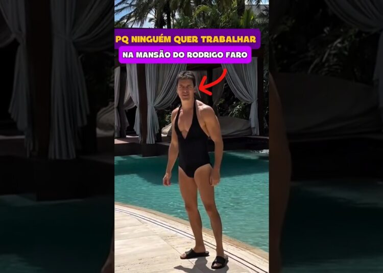 rodrigo faro não encontra ninguém para trabalhar em sua mansão #rodrigofaro #famosos