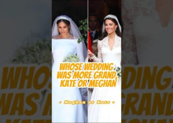Whose Wedding Was More Grand, Kate Middleton’s or Meghan Markle’s? #royal #celebrity