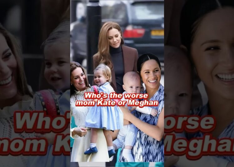 Who’s the worse mom Kate or Meghan #Meghan #PrincessKate #royal #fyp