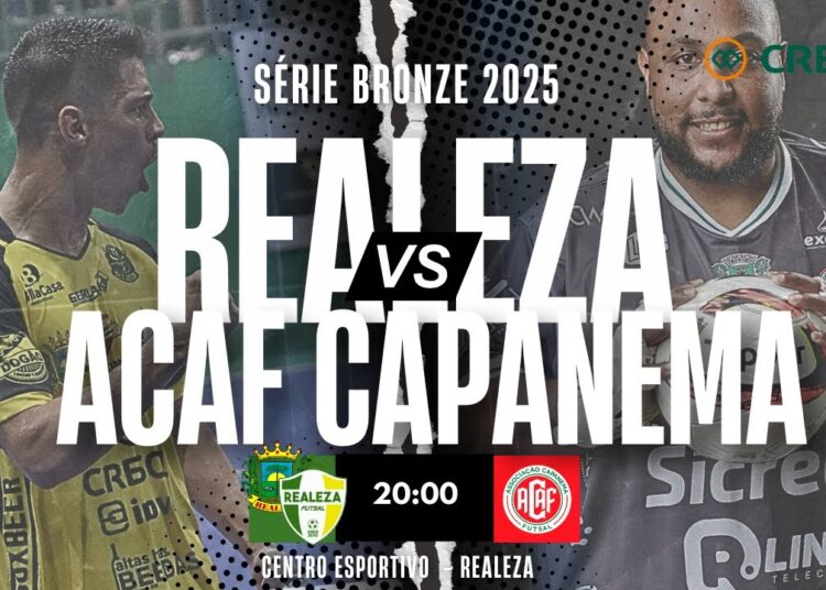 REALEZA FUTSAL X ACAF CAPANEMA – SÉRIE BRONZE – TRANSMISSÃO OFICIAL