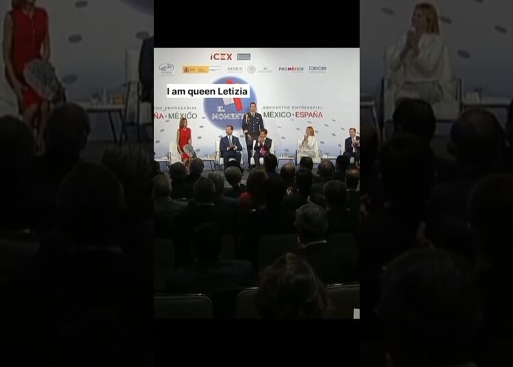 🌀😊queen Letizia”How to introduce yourself”🎉 king Felipe and queen Letizia#royal