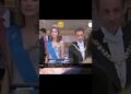 👀you staring Me🙆 queen Letizia, king Felipe meet other leaders#royal
