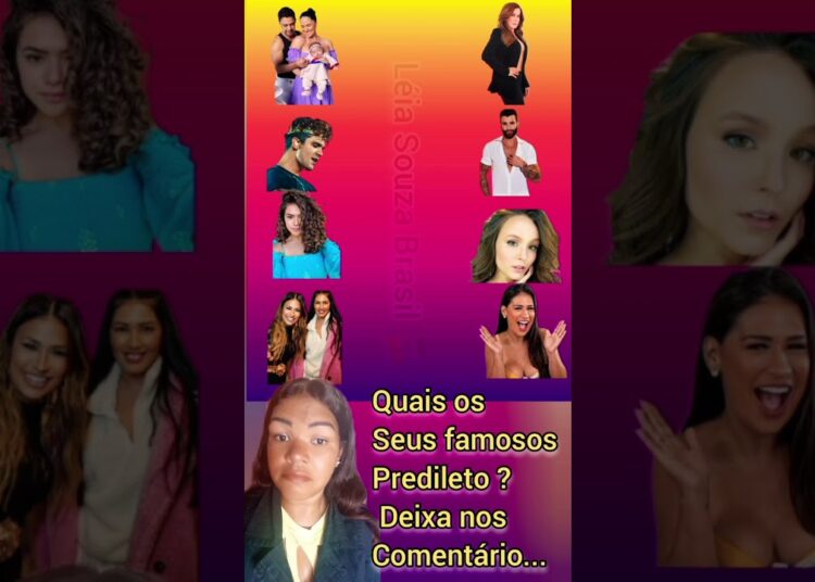 COMPARTILHA COMIGO QUAIS OS SEUS FAMOSOS PREDILETOS ! 😱 #shotrs #fofoca #famosos #celebridade #fama