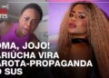Após Jojo Todynho atacar o SUS, rival Cariúcha estrela anúncio do ministério da Saúde