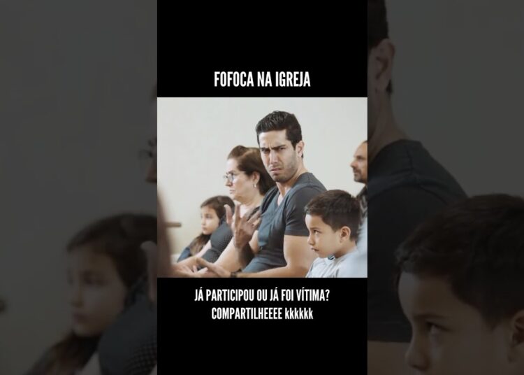 Esse vídeo mostra como começa a fofoca na igreja 😂 #fofoca #igreja #humor #gospel #comedia #pastor