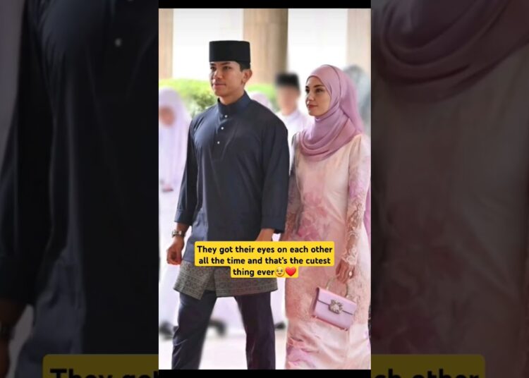 They got their eyes on each other all the time and that’s the cutest thing ever❤️ #royal #brunei