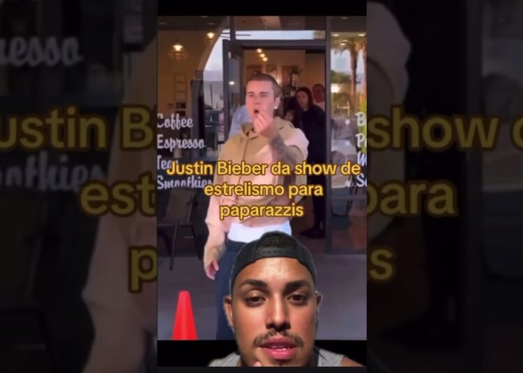 Justin Bieber vai pra cima dos paparazzi #fofoca #fofocas #polemica #viral #justinbieber #justin