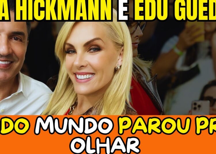 O casal que PAROU  o desfile! Ana Hickmann e Edu Guedes explodem em charme e romance