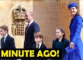 ROYALS IN SHOCK! William, Catherine & Their Children Make A Grand Entrance To Easter Church