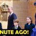 ROYALS IN SHOCK! William, Catherine & Their Children Make A Grand Entrance To Easter Church
