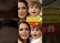Princess kate and Prince Louis loving moments at Queen platinum jubilee party #shorts #katemiddleton