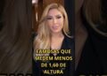 FAMOSAS QUE MEDEM MENOS DE 1,60 DE ALTURA #noticiasfamosos  #noticiafamosos #fofoca #famosos #news