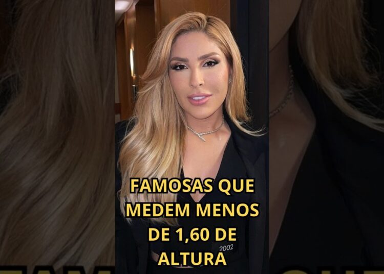 FAMOSAS QUE MEDEM MENOS DE 1,60 DE ALTURA #noticiasfamosos  #noticiafamosos #fofoca #famosos #news