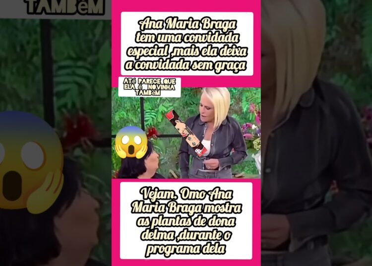 Ana Maria Braga deixa dona Deia sem graça durante o programa dela #fofocadodia #fofoca