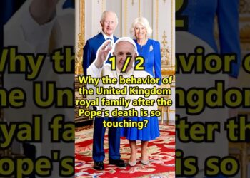 Why is the behavior of the United Kingdom royal family touching?#shortvideo #shorts #royalfamily