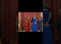 🌀Queen Letizia adjusting her long gown❤️ king Felipe and queen Letizia#royal