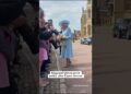 King Charles and Queen Camilla greet public after Easter service