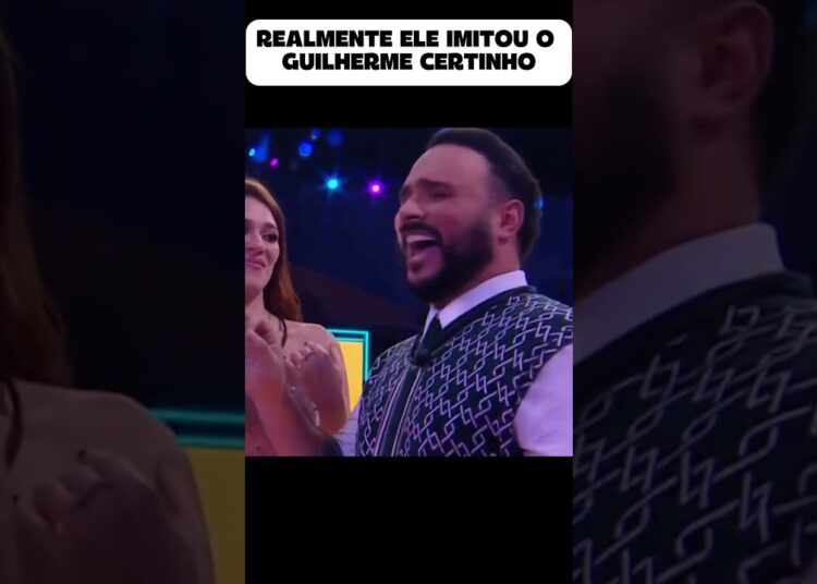 O APRESENTADOR IMITOU O GUILHERME CERTINHO #entreterimento #viraliza #fofocas #famosos BBB25