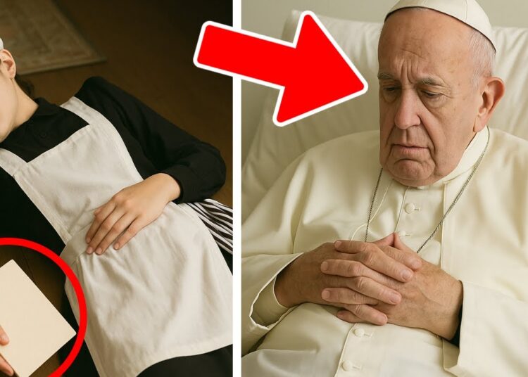 FUNCIONÁRIA ENCONTRA CARTA DEIXADA PELO PAPA NO DIA DE SUA PARTIDA…O QUE ELA DIZIA O FEZ DESMAIAR!