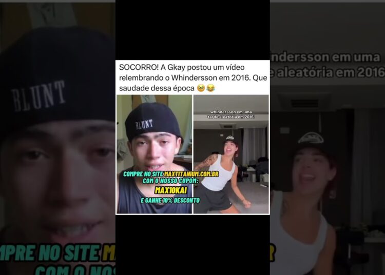 A Gkay postou um vídeo relembrando o Whinderson Nunes #famosos #fofoca #ultimasnoticia #fofocadodia