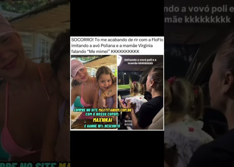 Floflo imitando a Virgínia e a Poliana #famosos #noticias #virginiafonseca #fofoca #fofocas