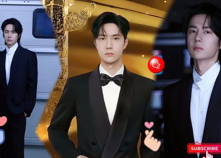 Wang Yibo Stuns in Elegant Black Tux at the 20th Huabiao Awards