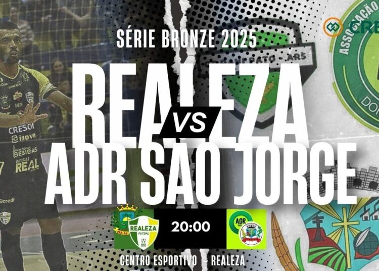 REALEZA FUTSAL X ADR SÃO JORGE – SÉRIE BRONZE – TRANSMISSÃO OFICIAL