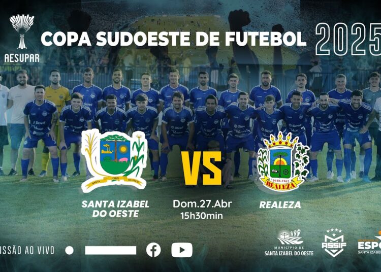 XXIII COPA SUDOESTE DE FUTEBOL 2025 – Santa Izabel do Oeste X Realeza – 27/04/2025