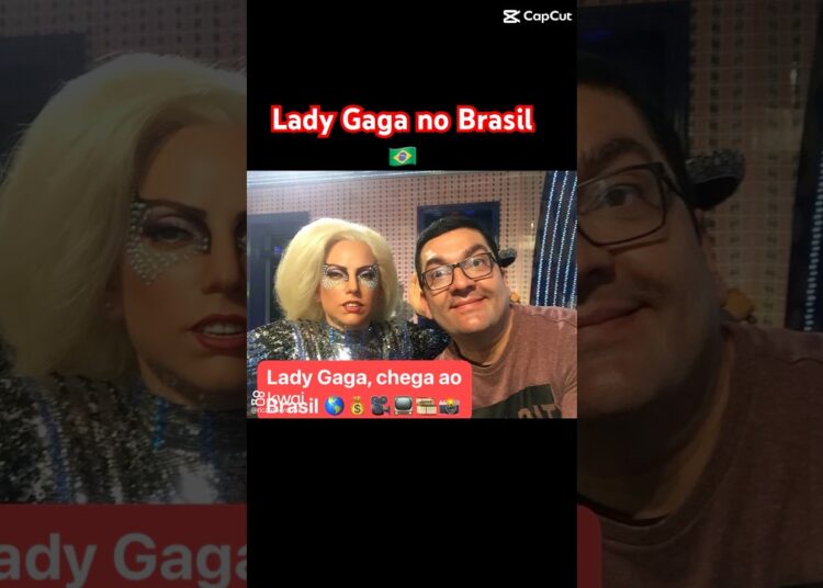 Lady Gaga no Brasil 🇧🇷 #brasil #ladygaga #brasileiro #rj #famosos #euabrasil #dinheiro