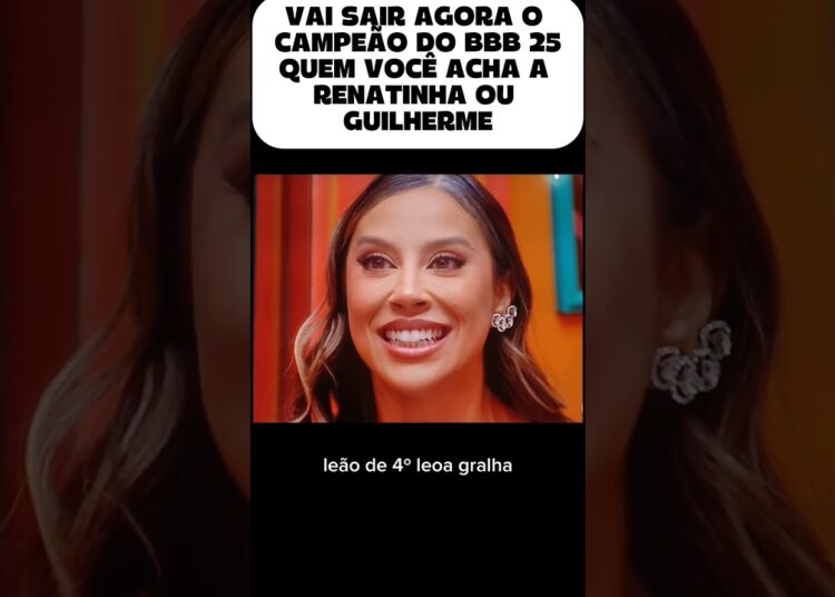 RENATA É A GRANDE CAMPEÃ DO BBB 25#entreterimento #viraliza #fofocas #famosos #