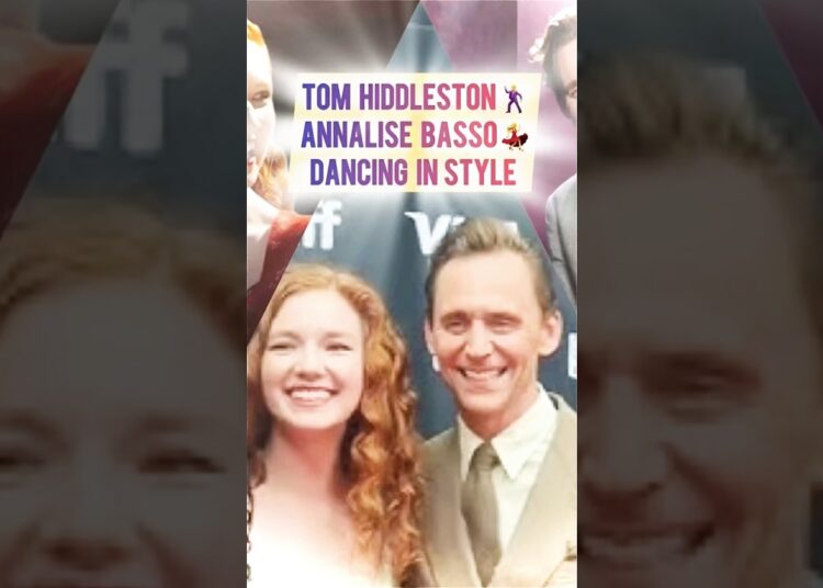 TOM HIDDLESTON  DANCING WITH ANNALISE BASSO AFTER PARTY IN STYLE #tomhiddleston #loki #shorts  #anna