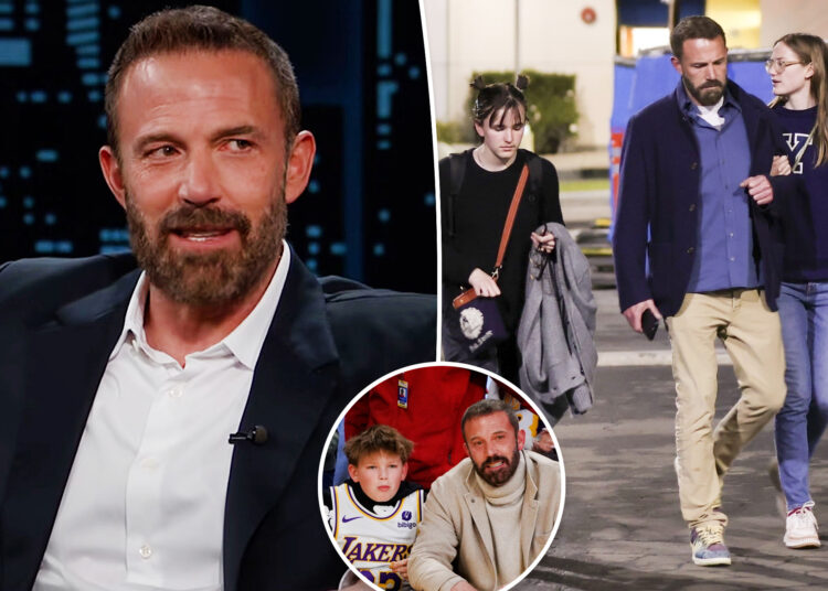 Ben Affleck e os filhos de Jennifer Garner odeiam 'Armageddon'