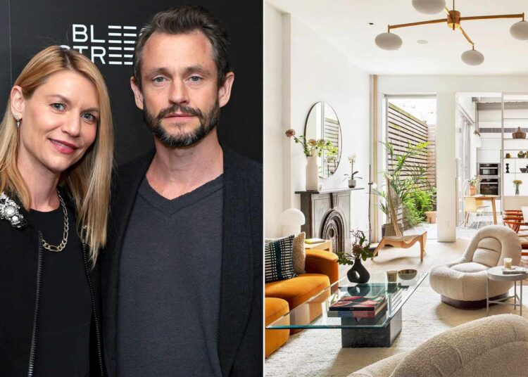 Claire Danes e Hugh Dancy venderam sua casa em Nova York por US $ 9,9 milhões