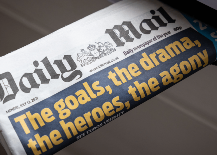 Daily Mail Strikes lida para licenciar histórias para adaptações de TV e cinema